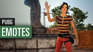 PUBG - Alle Emotes - Patch 1.0 Update #7