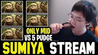 SUMIYA All Mid 5v5 against Pudge Army | Sumiya Invoker Stream Moment #816