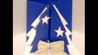 Украшения из бумаги .Handmade.Новогодние открытки из бумаги,
