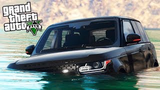 РЕАЛЬНАЯ ЖИЗНЬ В GTA 5 - УТОПИЛ RANGE ROVER SVA! ?ВОТЕР