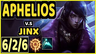DOUBLELIFT (APHELIOS) vs JINX - 6/2/6 KDA BOTTOM ADC GAMEPLAY - NA Ranked GRANDMASTER