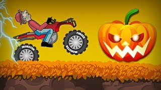 Hill Climb Racing HALLOWEEN Haunted - Quad Bike 4777m Walkthrough