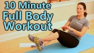 Full Body Cardio Workout at Home for Beginners, 10 Minute Exercise Routine & Fitness Training