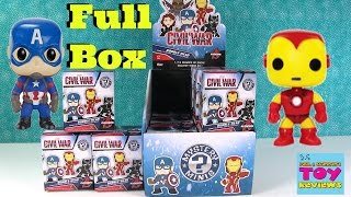 Funko Captain America Civil War Mystery Minis Full Box Case Opening Unboxing | PSToyReviews