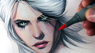 Let's Draw Ciri from The Witcher 3 - FAN ART FRIDAY