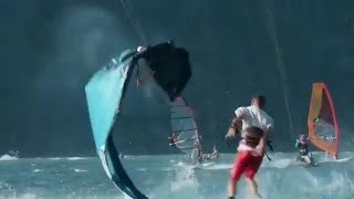 #3 The reverse side of the kite sport  Kite crash!!