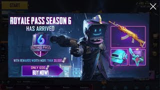 | PUBG MOBILE |ROYAL PASS SEASON 6 ALL REWARDS REVIEW . UPDATE 11.0.5  CHECK OUT WHATS NEW !