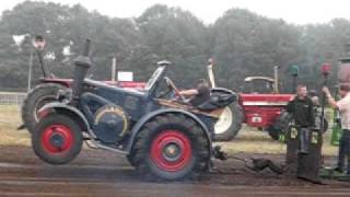 Lanz Bulldog Tractorpulling Panningen 2010 Final