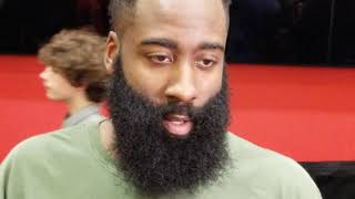 James Harden: "We all see it. That's a tough-ass shot."
