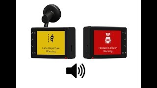 Garmin GDR E530 dashcam - Video Sample Forward Collision Warning & Lane Departure Warning