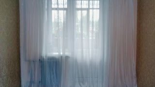 Как подшить занавеску