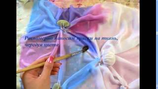Узелковый батик мастер класс