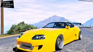Toyota Supra Rocket Bunny Camber - GTA V 2160p / ? 4K ENB / 60FPS ?