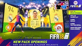 Fifa 18 Ultimate Team || Full Livestream || 1080p - Icons, pack openings & new features!