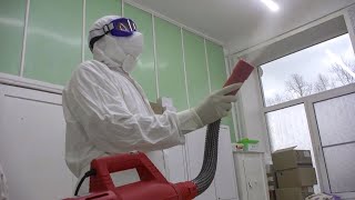 Специальная обработка в «красных зонах» медучреждений Курганской области