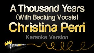 Christina Perri - A Thousand Years (Karaoke Version)