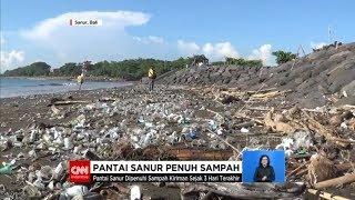 Miris! Setelah Kuta, Pantai Sanur Kini Juga Penuh Sampah