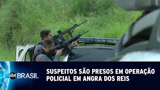8 suspeitos são presos em operação policial em Angra dos Reis | SBT Brasil (07/05/19)