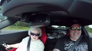 Taking mom for a ride in the new c7 zo6