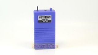 Аквариумный компрессор на батарейках Jebo Cosmo 3800. Оборудование для аквариума.  Аквариумистика.