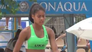U-18 Чемпионат Украины по волейболу пляжному 2016 Белая Церковь(Франк Кристина/Анна) - Киев