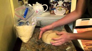 How to Bake SOURDOUGH BREAD; whole grain kamut (two loaves)