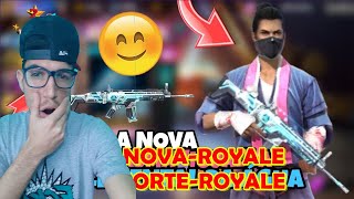 FREE-FIRE FIQUEI POBRE NOVA-SORTE ROYALE SCAR-FANTASMA