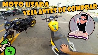 CUIDADOS BÁSICOS ANTES DE COMPRAR UMA MOTO USADA