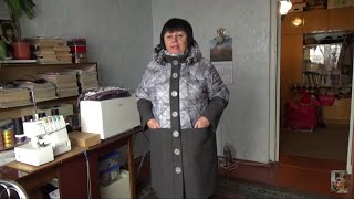 #704.Пошив пальто себе ч.5.Соединение верха с подкладкой, упаковка низа