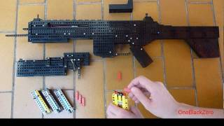 Lego FN Scar-h with attachments + m203 Instruction