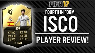 FIFA 17 FOURTH IN FORM ISCO (89) PLAYER REVIEW! | FIFA 17 ULTIMATE TEAM