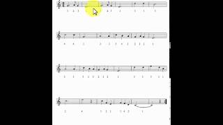 ESTUDO DA PARTITURA NOITE FELIZ