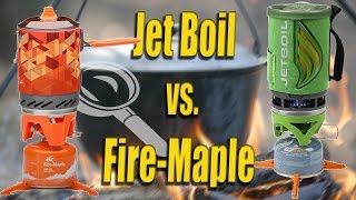 газовая горелка туристическая - сравнительный обзор Fire Maple и Jet Boil