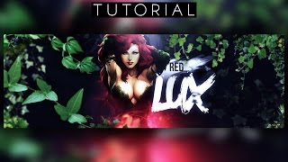 Poison Ivy Twitter Header Tutorial | Photoshop CC