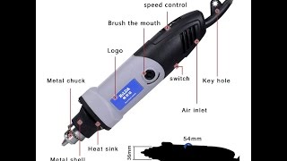 Бормашина гравер дремель Dremel 400 вт Алиэкспресс