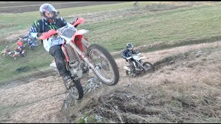 Jeden z tych podjazdów nie do wyjechania Enduro Kex Honda