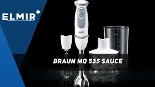 Braun MQ 535 Sauce. Обзор от Elmir.ua