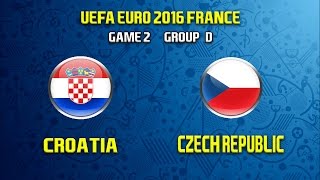 EURO 2016 | Croatia - Czech republic | Group D