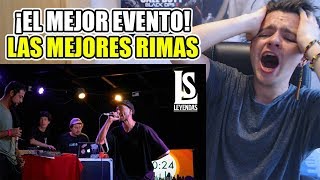 EL MEJOR EVENTO DEL AÑO | MEJORES RIMAS Leyendas del Free *Batalla de Gallos CHILE*