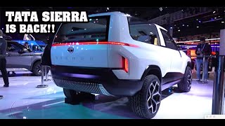 Legend is back! Tata Sierra unveiled at Auto Expo 2020