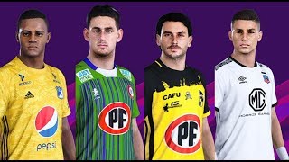 チリ＆コロンビアリーグ 固有フェイス【ウイイレ2020】pes2020 Primera División Chile＆Categoría Primera A  real face