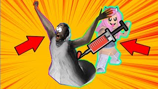 Granny funny moments part 5 and Roblox animation funny