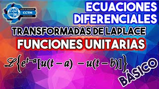 ???? Transformadas de la Laplace de funciones unitarias | Ecuaciones Diferenciales |¡Muy básico!