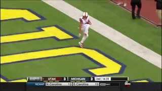2014 Utah vs. Michigan - Kaelin Clay Return for Touchdown
