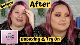 January / February Chic beauty box unboxing and try on