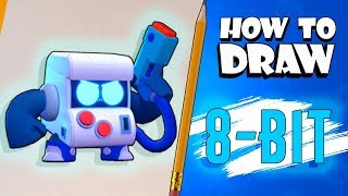 Как Нарисовать 8-Бита|Бравл Старс|How To Draw 8-Bit|Brawl Stars