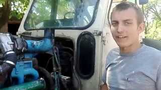 Турбо ЮМЗ первый пуск / Turbo of JUMZ the first starting