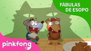El Ratón de Campo y el Ratón de Ciudad | Fábulas de Esopo | Pinkfong Cuentos Infantiles