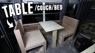 Adventure Bus Build Pt. 17 - Custom Folding Table!