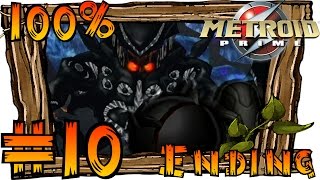 Metroid Prime [Trilogy | HD] 100% Walkthrough Part 10 | Final Boss & Ending (100% Secret Ending)